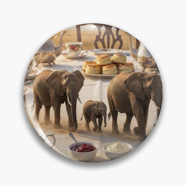 Item preview, Elephants Come to Tea designed and sold by Tridentulus.