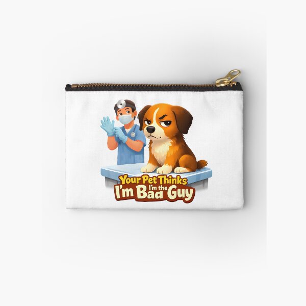 Item preview, Your Pet Thinks I’m the Bad Guy – Funny Veterinary Humor Dog Illustration designed and sold by Bettybee00.