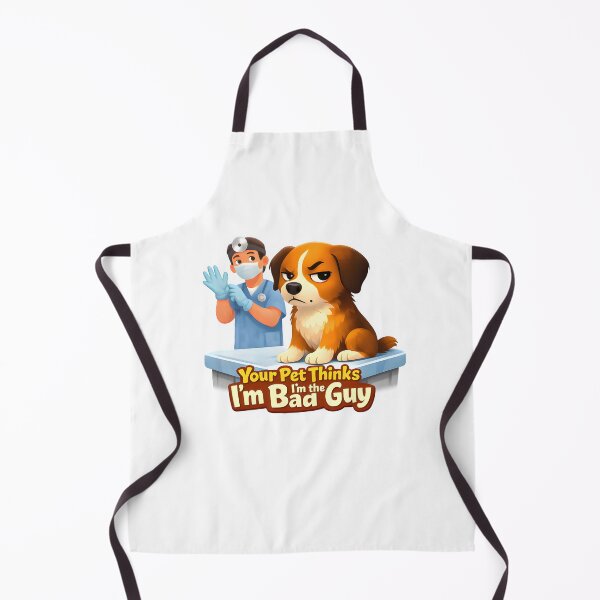 Item preview, Your Pet Thinks I’m the Bad Guy – Funny Veterinary Humor Dog Illustration designed and sold by Bettybee00.