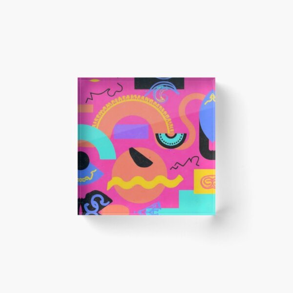 Item preview, Vibrant Abstract Memphis Pattern – 80s Pop Art Design designed and sold by a1qualityd.