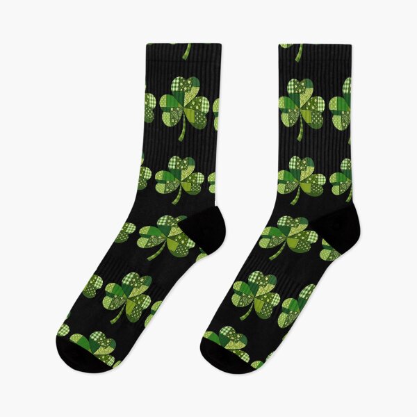 Item preview, Patchwork Shamrock Irish Celebration Style designed and sold by FreshVibe Prints.