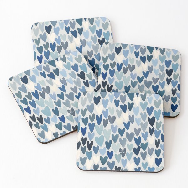 Item preview, Blue hear rain designed and sold by Elentiya-art.