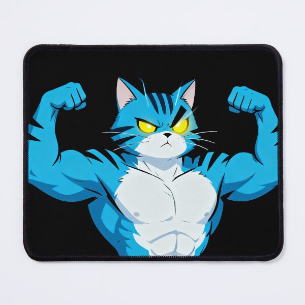Item preview, Muscle Cat Supercharged Gym Beast designed and sold by DeadpanThreads.