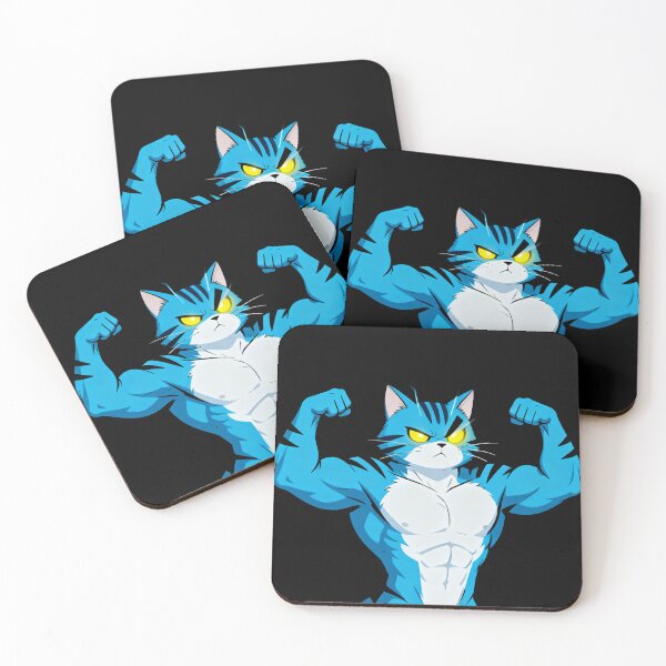 Item preview, Muscle Cat Supercharged Gym Beast designed and sold by DeadpanThreads.