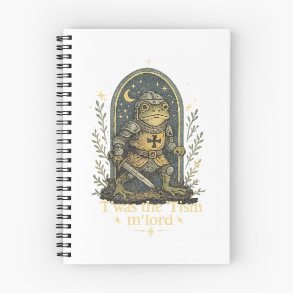 Item preview,  ’Twas the ’Tism, M’Lord | Medieval Frog Knight Meme designed and sold by TynesDesign.