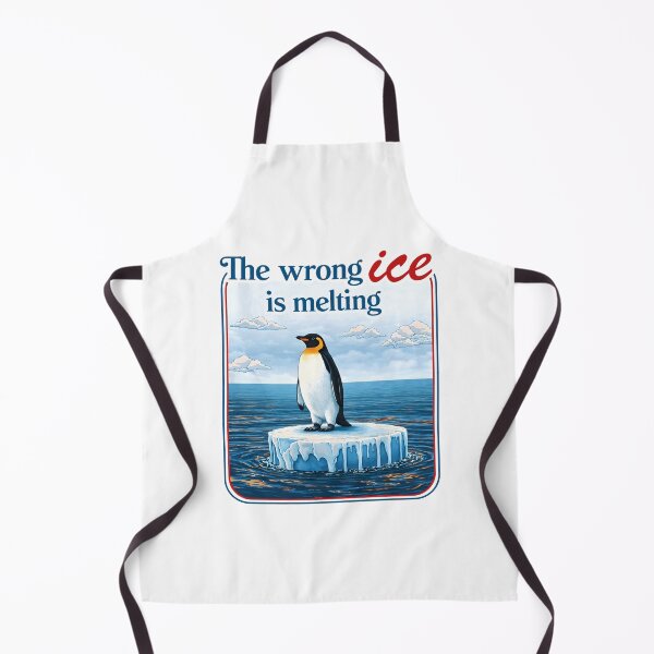 Item preview, The Wrong ICE is Melting Funny Penguin ICE Out designed and sold by gear-posters.