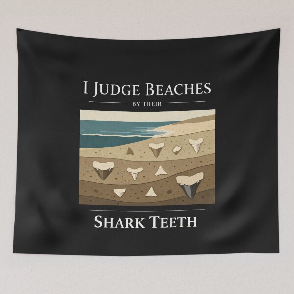 Item preview, Judge Beaches By Shark Teeth Humor designed and sold by FreshVibe Prints.
