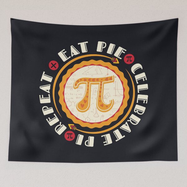 Item preview, Pi Day Eat Pie Funny Math Celebration Design designed and sold by DaVinciFeather.