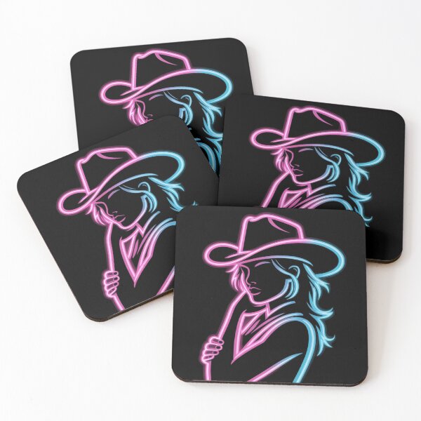 Item preview, Neon Cowgirl – Retro Western Aesthetic | Pink Rodeo Vibes Graphic for Trendy Country Style designed and sold by Versik-.