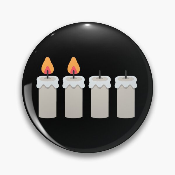 Item preview, Two Advent Candles Fourth Candle Wreath Second designed and sold by Carl's Clothing.