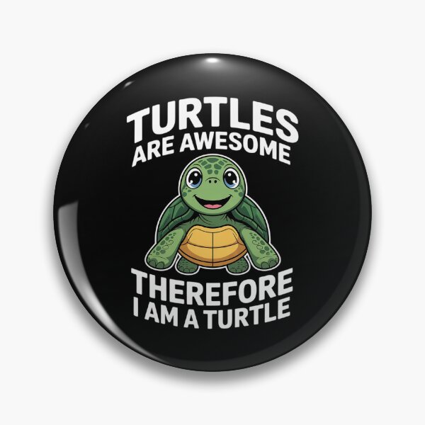 Item preview, Turtles Are Awesome I'm Awesome Therefore I'm A Turtle designed and sold by MarkLeedsArt.