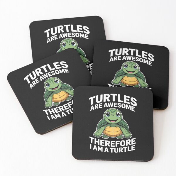 Item preview, Turtles Are Awesome I'm Awesome Therefore I'm A Turtle designed and sold by MarkLeedsArt.