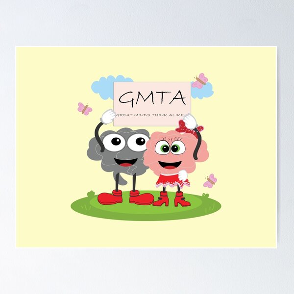 Item preview, GMTA- Great Minds Think Alike/ Brain Boss Collection designed and sold by MilabArt.