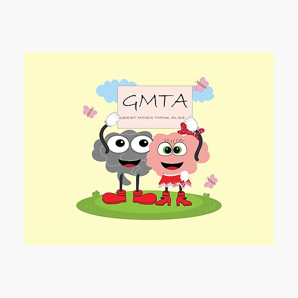 Item preview, GMTA- Great Minds Think Alike/ Brain Boss Collection designed and sold by MilabArt.