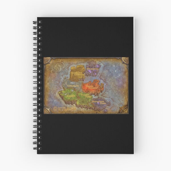 Item preview, [HD] Outland Map designed and sold by DeviantMerch.