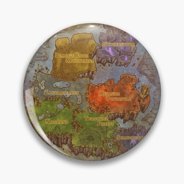 Item preview, [HD] Outland Map designed and sold by DeviantMerch.