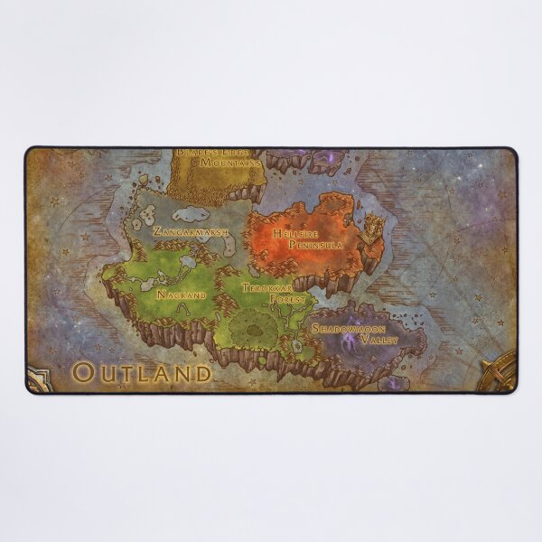 Item preview, [HD] Outland Map designed and sold by DeviantMerch.