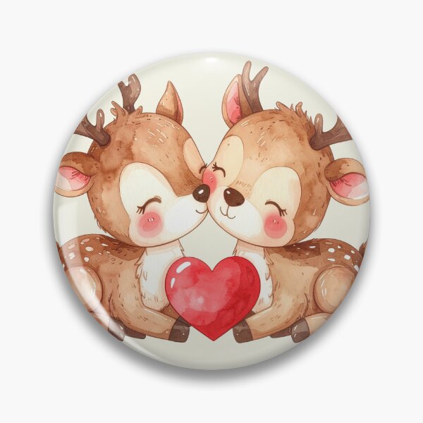 Item preview, Small heart, great love, two deer, reindeer designed and sold by LiskoDesign.