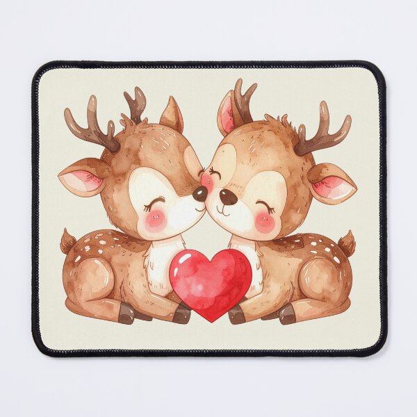 Item preview, Small heart, great love, two deer, reindeer designed and sold by LiskoDesign.