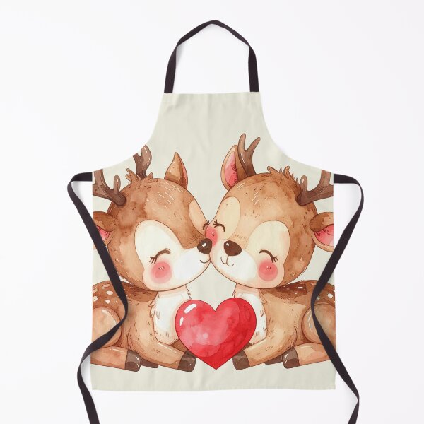Item preview, Small heart, great love, two deer, reindeer designed and sold by LiskoDesign.