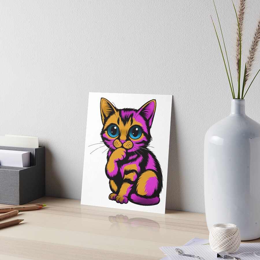 Item preview, Art Board Print designed and sold by FU-Design.