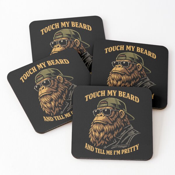 Item preview, TOUCH MY BEARD AND TELL ME I’M PRETTY designed and sold by emilydabblese.