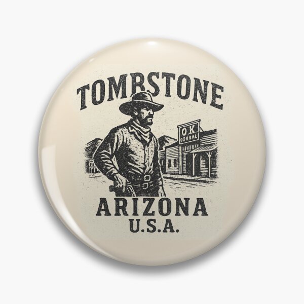 Item preview, Tombstone Arizona Old West Cowboy Shirt | Frontier Desert Town Classic Western Vintage Graphic Tee designed and sold by Eclipse 3699.