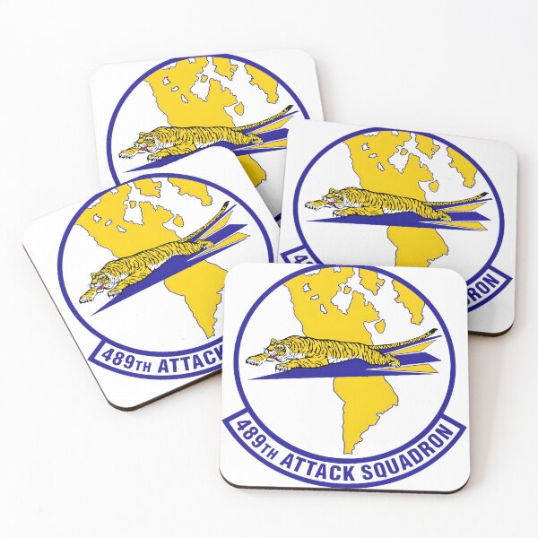Item preview, 489th Attack Squadron Military Emblem Patch designed and sold by CharlieDesings.