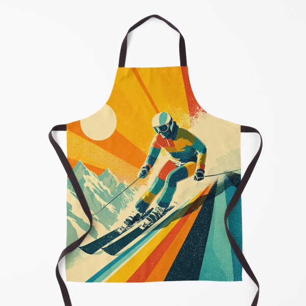 Item preview, Vintage Ski Downhill Sunburst Rush designed and sold by Turocks.