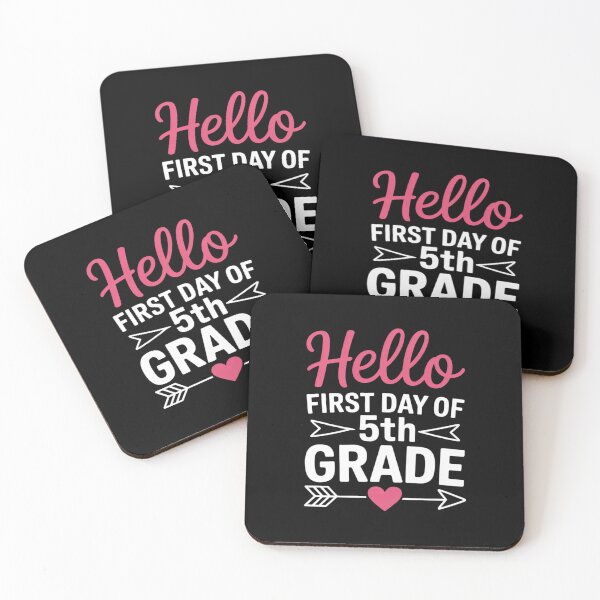 Item preview, Hello First Day of 5th Grade2 designed and sold by joyouartArt.