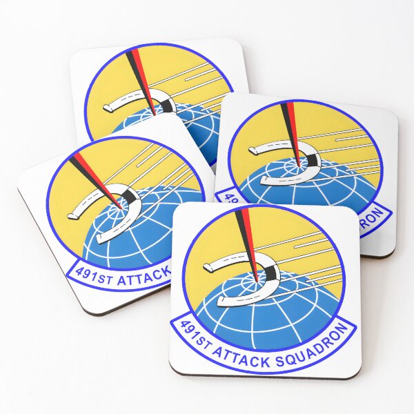 Item preview, 491st Attack Squadron Military Emblem Patch designed and sold by CharlieDesings.