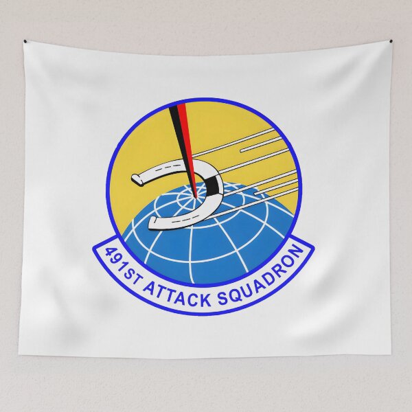 Item preview, 491st Attack Squadron Military Emblem Patch designed and sold by CharlieDesings.