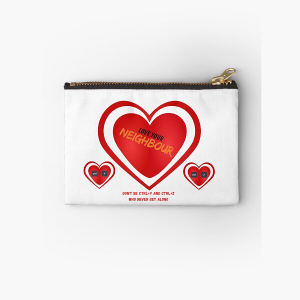 Item preview, Love Your Neighbour – Ctrl+Y, Ctrl+Z Keyboard Shortcuts, Kindness & Christian Inspirational Quote Design designed and sold by UC-AbelBooks.