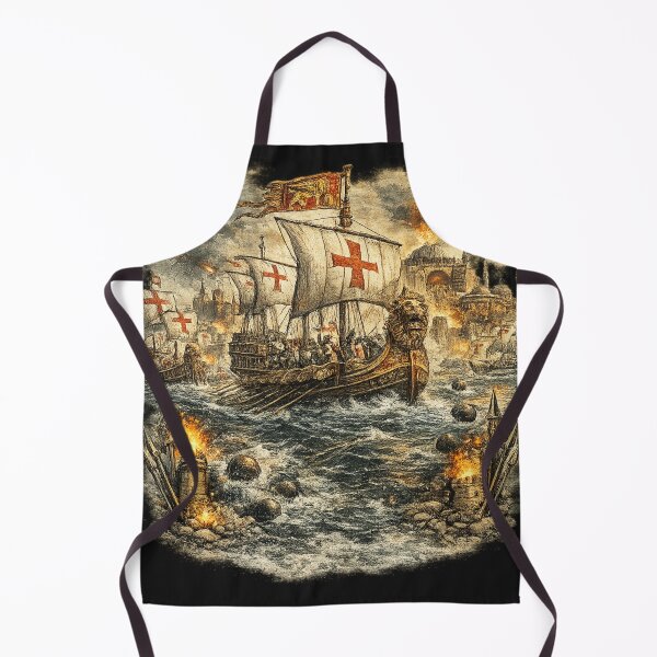 Item preview, Venetian Fleet at Constantinople 1204 - Art Design designed and sold by Ataqhin.