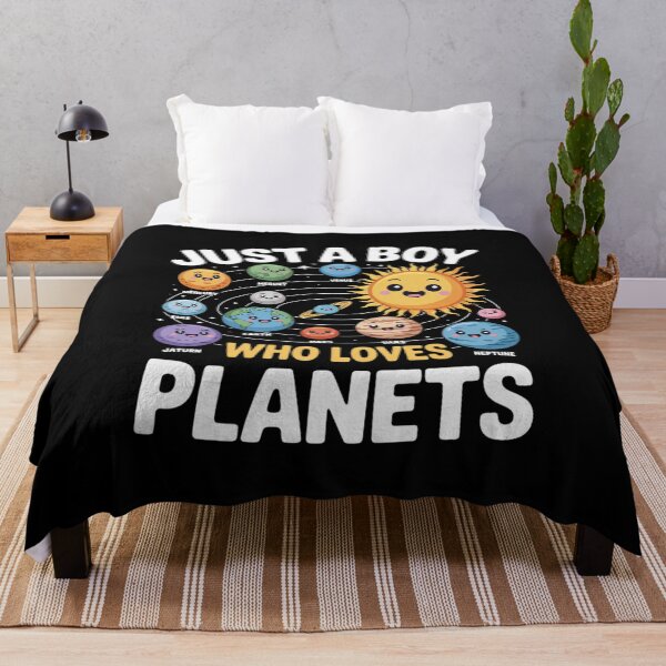 Item preview, Just A Boy Who Loves Planets Astrology Space Solar Systems designed and sold by joyouartArt.