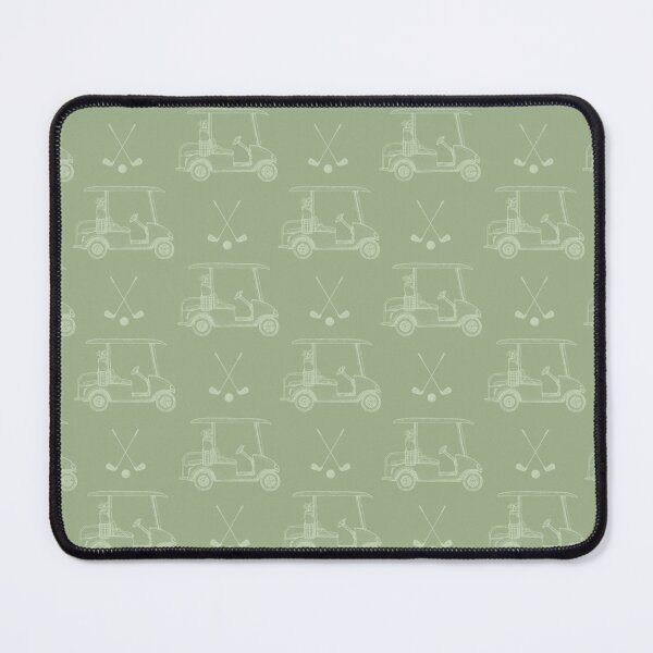 Item preview, Tonal Golf Carts & Clubs on Sage Green designed and sold by KSimpson838.