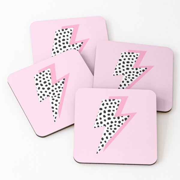 Item preview, Dalmatian Spots and Pink, Lightning Bolts on Pink designed and sold by OneThreeSix.