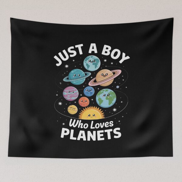 Item preview, Just A Boy Who Loves Planets Solar System Astronomy Space designed and sold by joyouartArt.