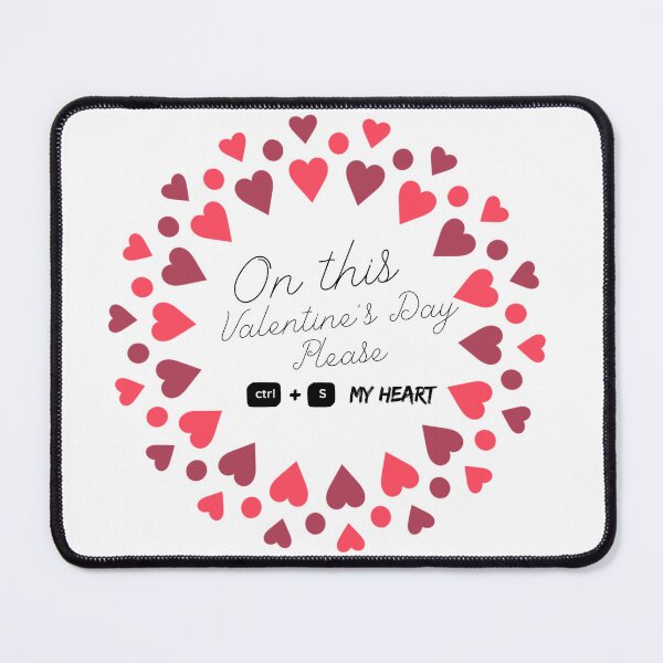 Item preview, Ctrl+S Save My Heart Valentine Design for Keyboard Shortcuts designed and sold by UC-AbelBooks.