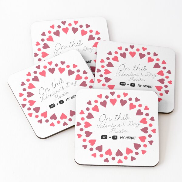 Item preview, Ctrl+S Save My Heart Valentine Design for Keyboard Shortcuts  designed and sold by UC-AbelBooks.