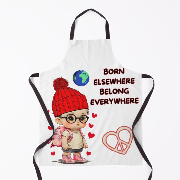 Item preview, Born Elsewhere, Belong Everywhere. - peace designed and sold by Stefrait-7.