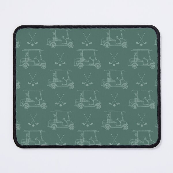 Item preview, Tonal Golf Carts & Clubs on Dark Gray Turquoise designed and sold by KSimpson838.