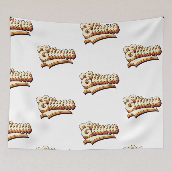 Item preview, Eliana Name Retro 70s Vintage design designed and sold by Teelogic.