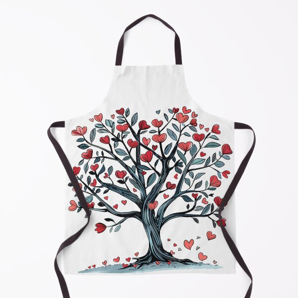 Item preview, Heart Blossom Tree Saint Valentine's Day - Romantic Growing Love Tree Art Print designed and sold by DesignArtist.ia.