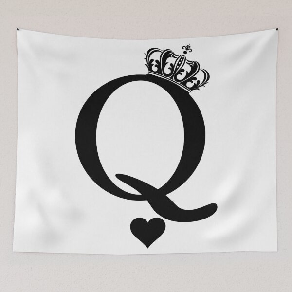 Item preview, "Q" from "Queen" Love Match Valentine's Day designed and sold by NF Designs Studio DTF.