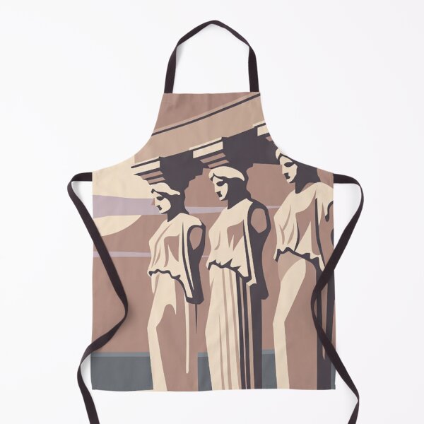 Item preview, Greek Caryatid Statues at Sunset designed and sold by SassyArtistry.