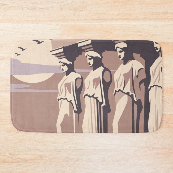 Item preview, Greek Caryatid Statues at Sunset designed and sold by SassyArtistry.
