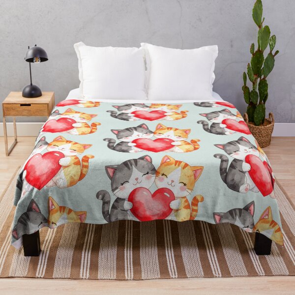 Item preview, Small heart, big love, two cats designed and sold by LiskoDesign.