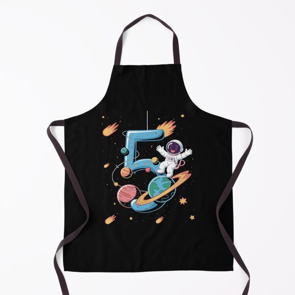 Item preview, Kids 5 Year Old Astronaut Balloon Planets 5th Birthday Boy designed and sold by joyouartArt.