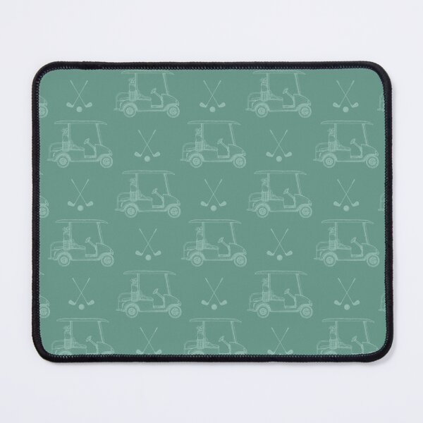 Item preview, Tonal Golf Carts & Clubs on Gray Turquoise designed and sold by KSimpson838.